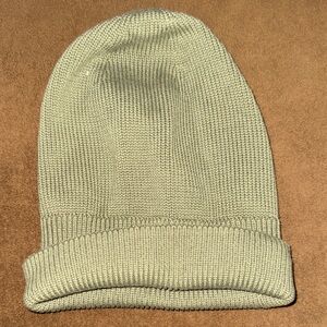 Uniqlo Light Sage Knit Beanie